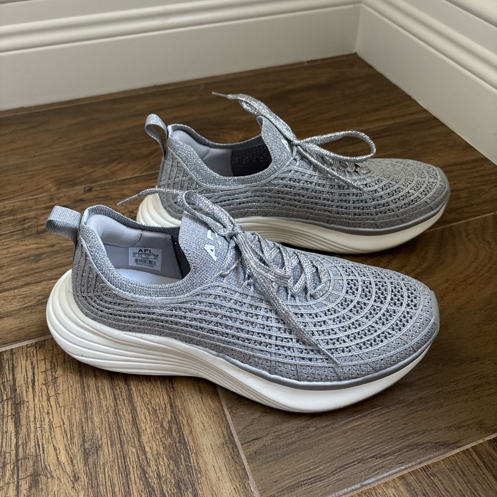 APL Women’s Silver Knit Sneakers